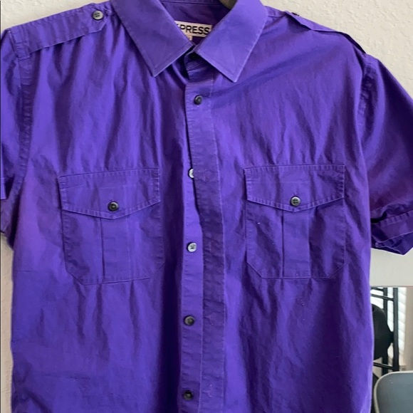 Express Other - Express Purple Fitted shirt